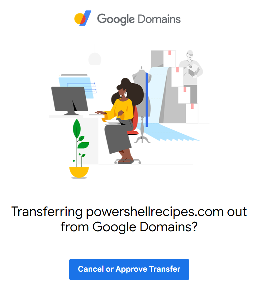 Google Transfer Confirmation